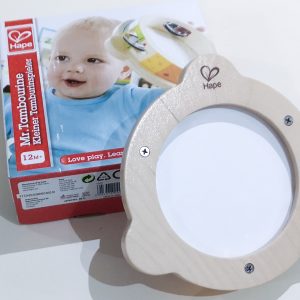 Unboxing Magnus’s First Musical Toy: Hape Mr. Tambourine